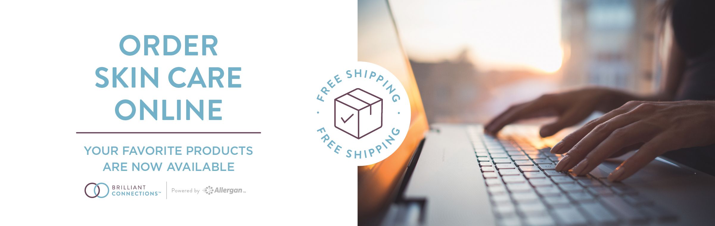 banner image that links to the products page